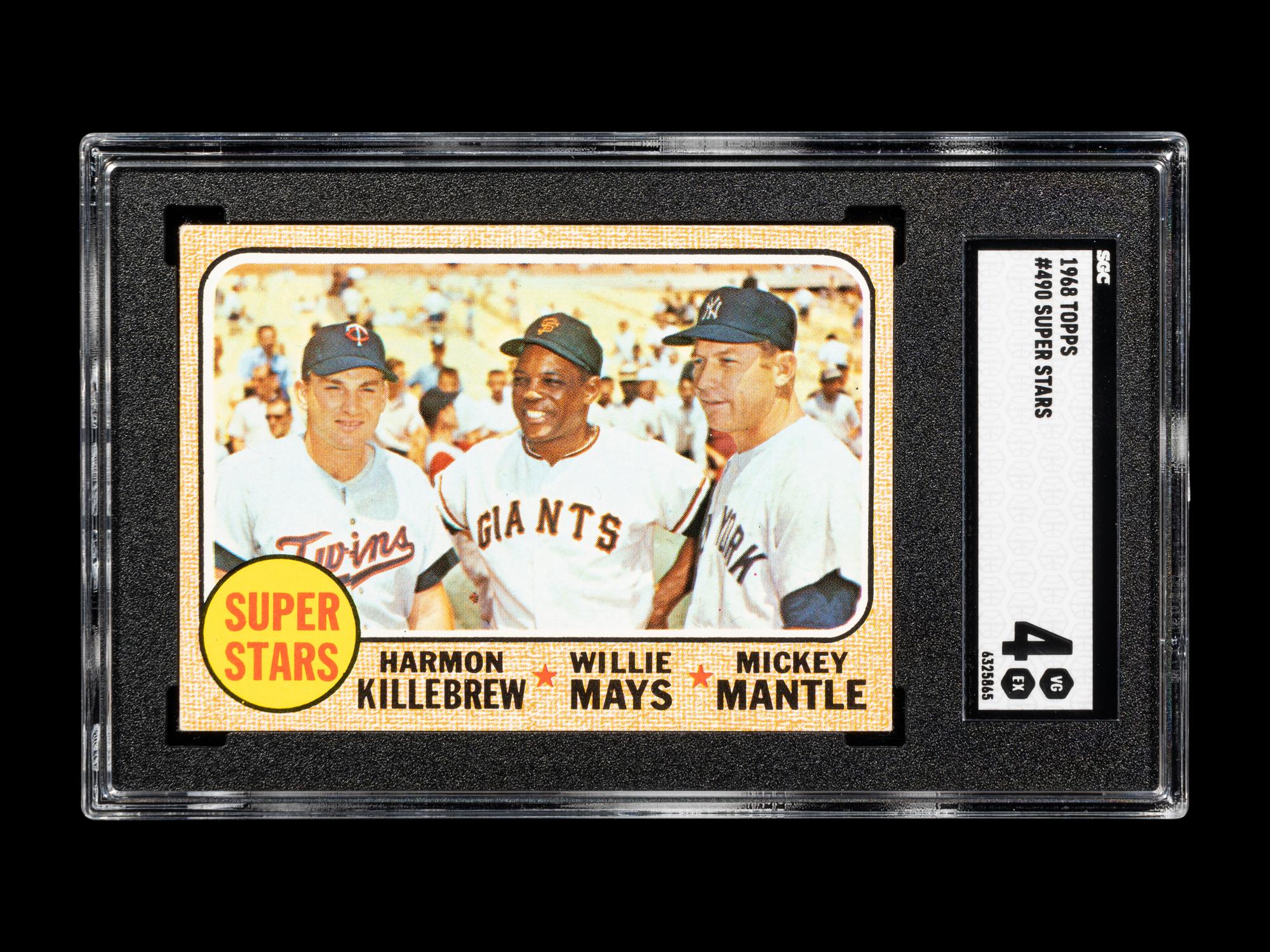A 1968 Topps Super Stars Baseball Card No. 490 (SGC 4 VG/EX)