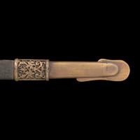 Cased Damascus Bladed Import 1850 Staff & Field Officers Sword Presented to Capt. (Major) William Wood - 9th NY Heavy Artillery with Belt and Sash