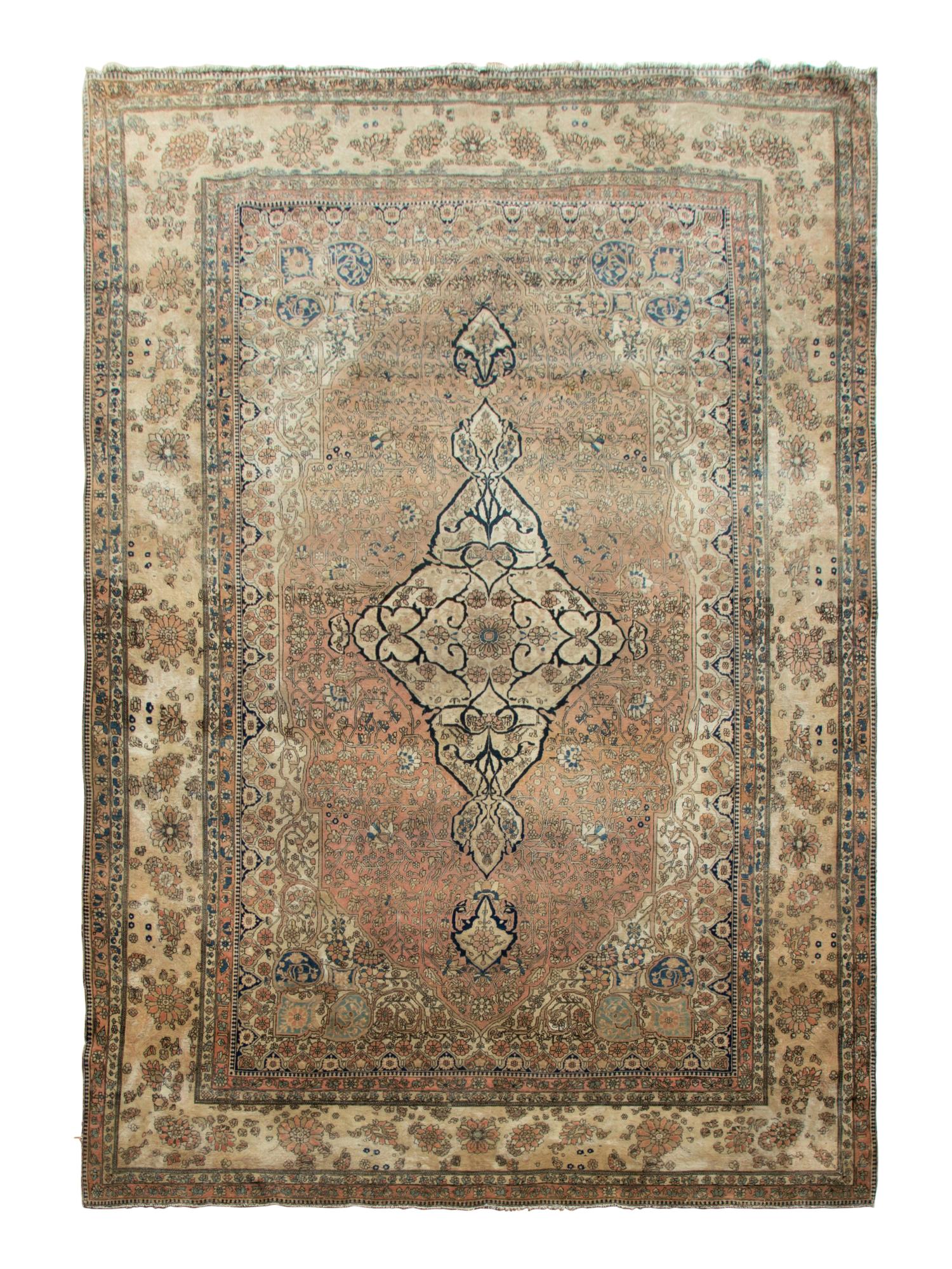 A Mohtasham Kashan Wool Carpet