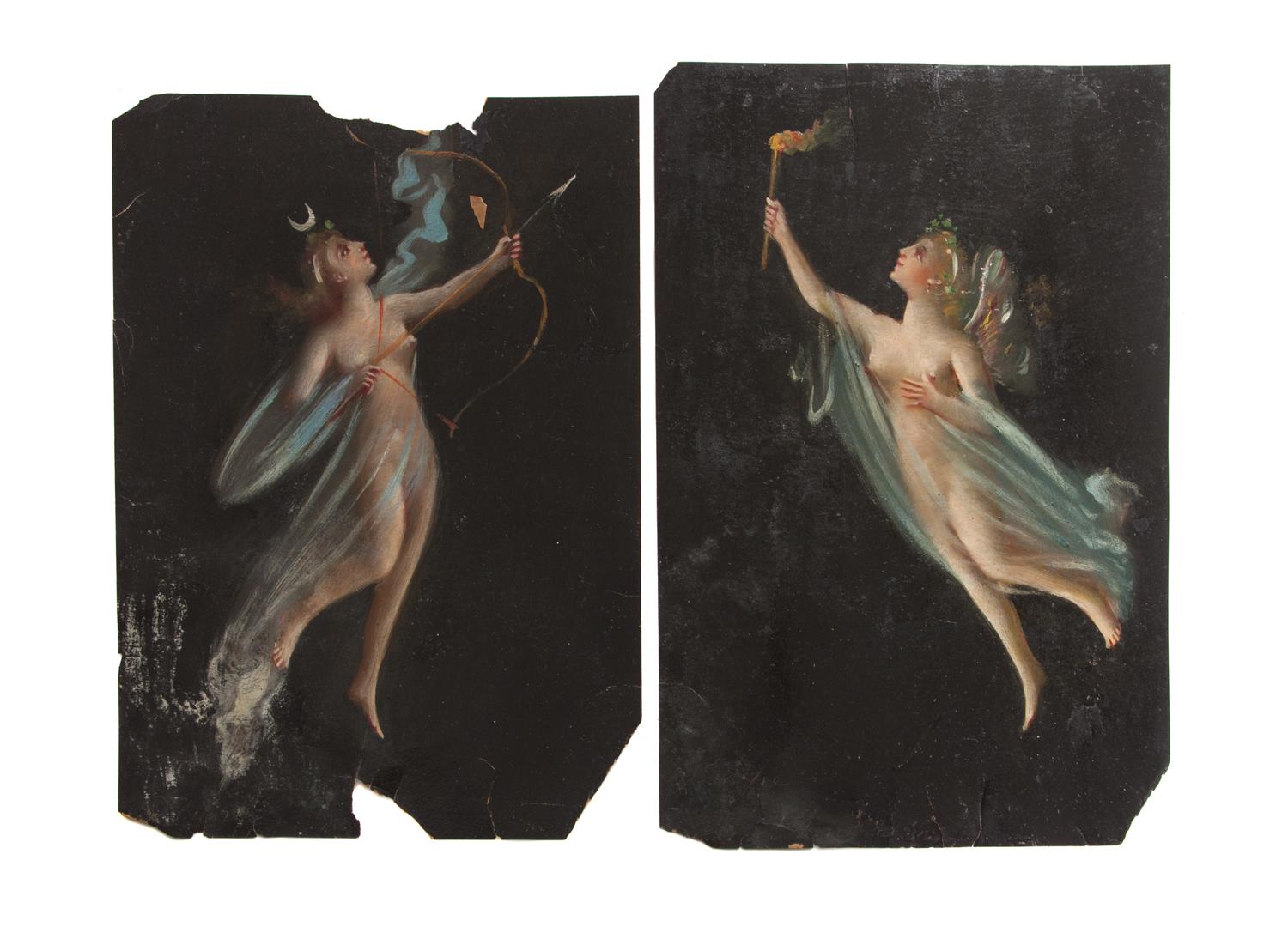 Italian School, (19th/20th century), Roman Goddesses (five works)