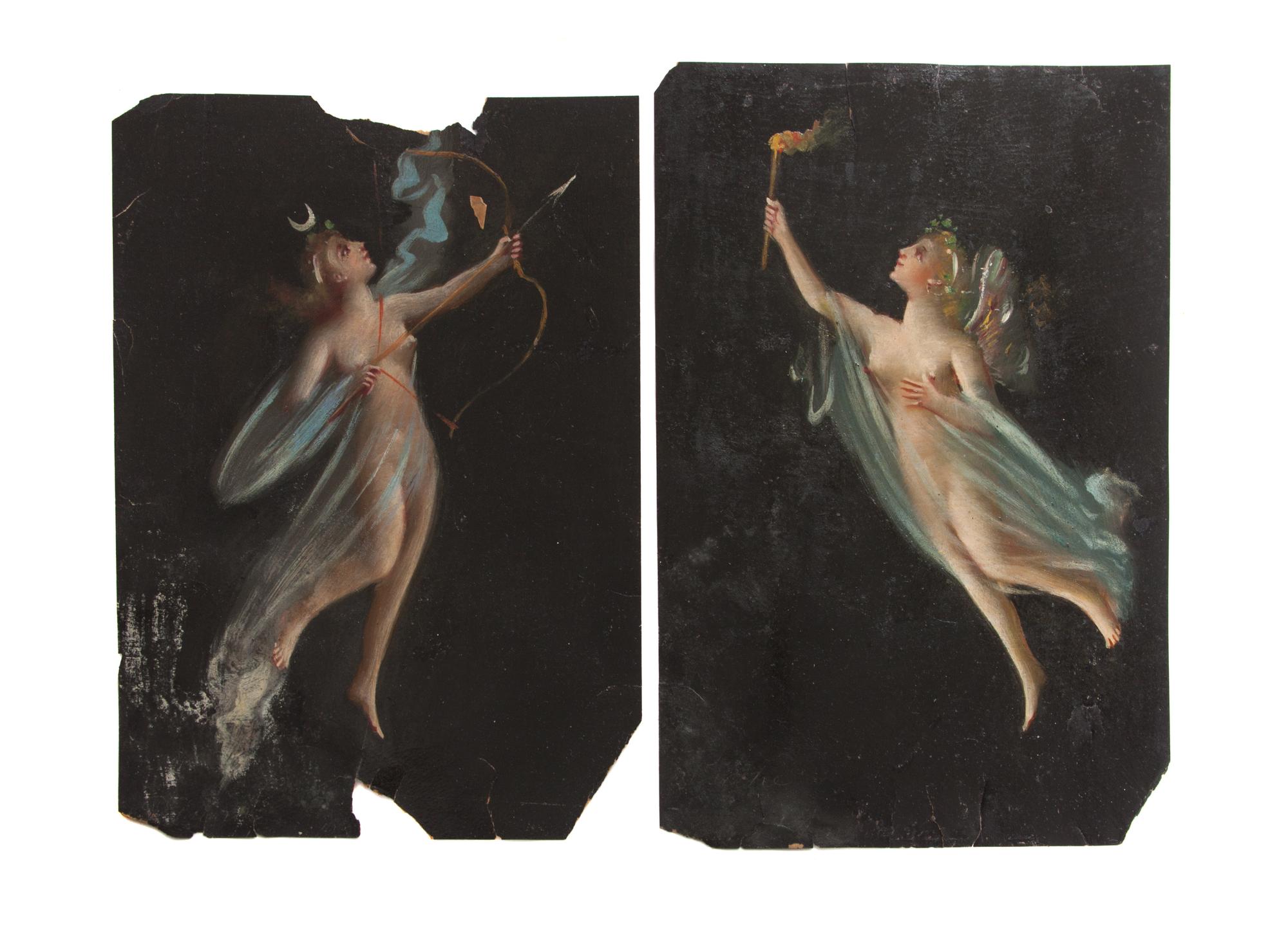 Italian School, (19th/20th century), Roman Goddesses (five works)