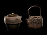 Five Japanese Cast Iron Tea Wares