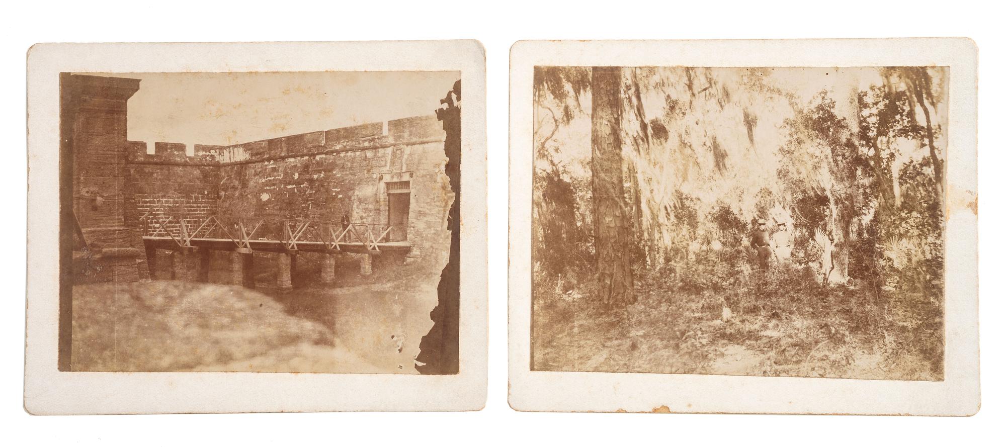 [CIVIL WAR - PHOTOGRAPHY] Photograph of a soldier outside of Ft. Marion, Florida