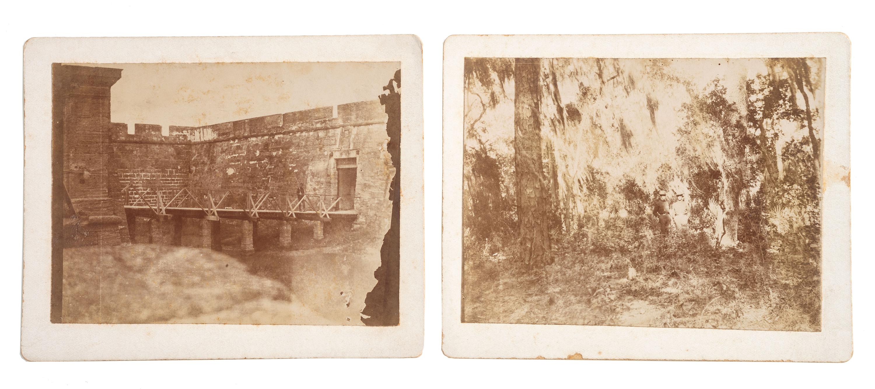 [CIVIL WAR - PHOTOGRAPHY] Photograph of a soldier outside of Ft. Marion, Florida