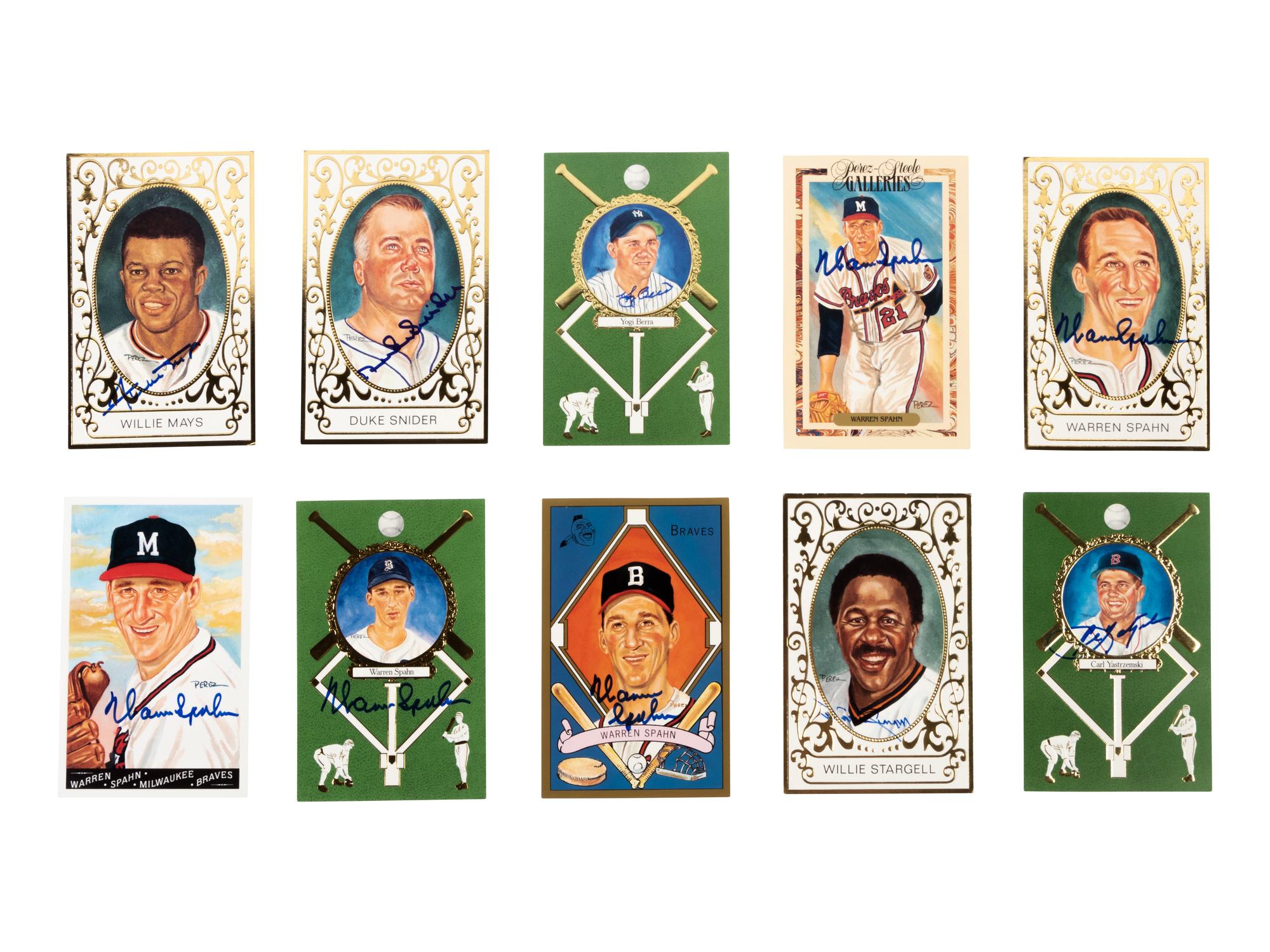 A Group of Series One and Series Two Perez-Steele Masterworks Postcards,