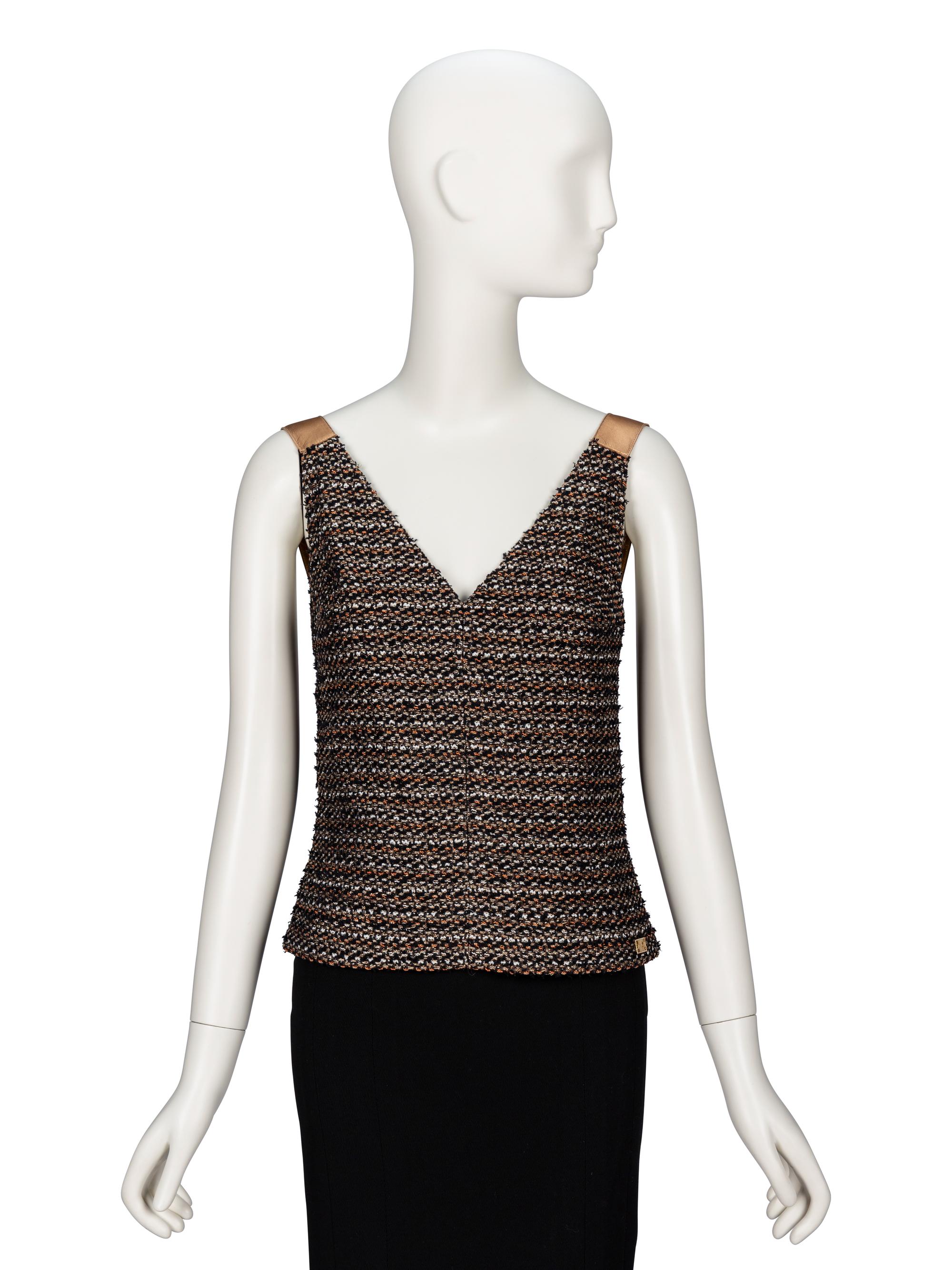 Chanel, Sleeveless Tweed Top