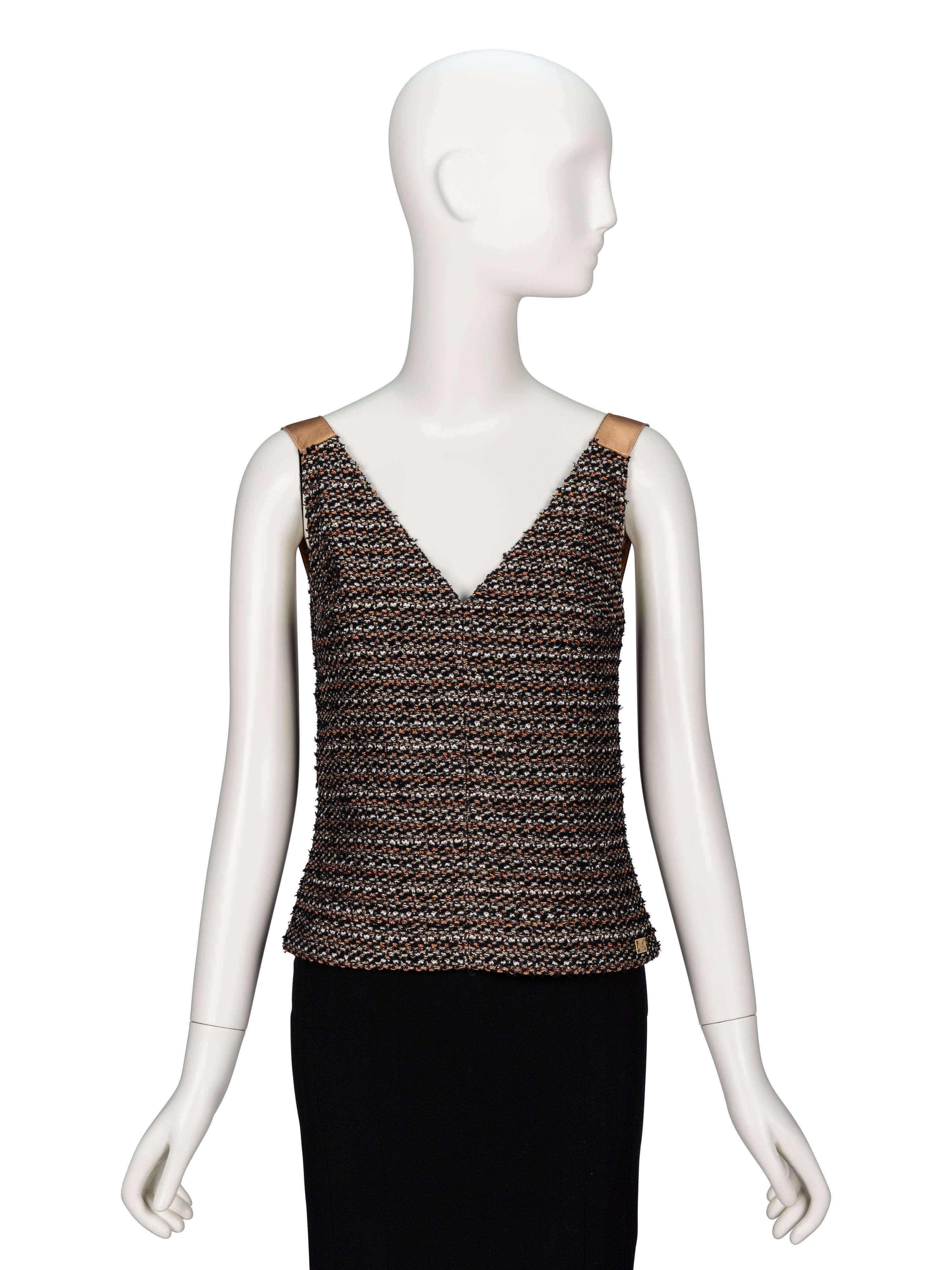 Chanel, Sleeveless Tweed Top