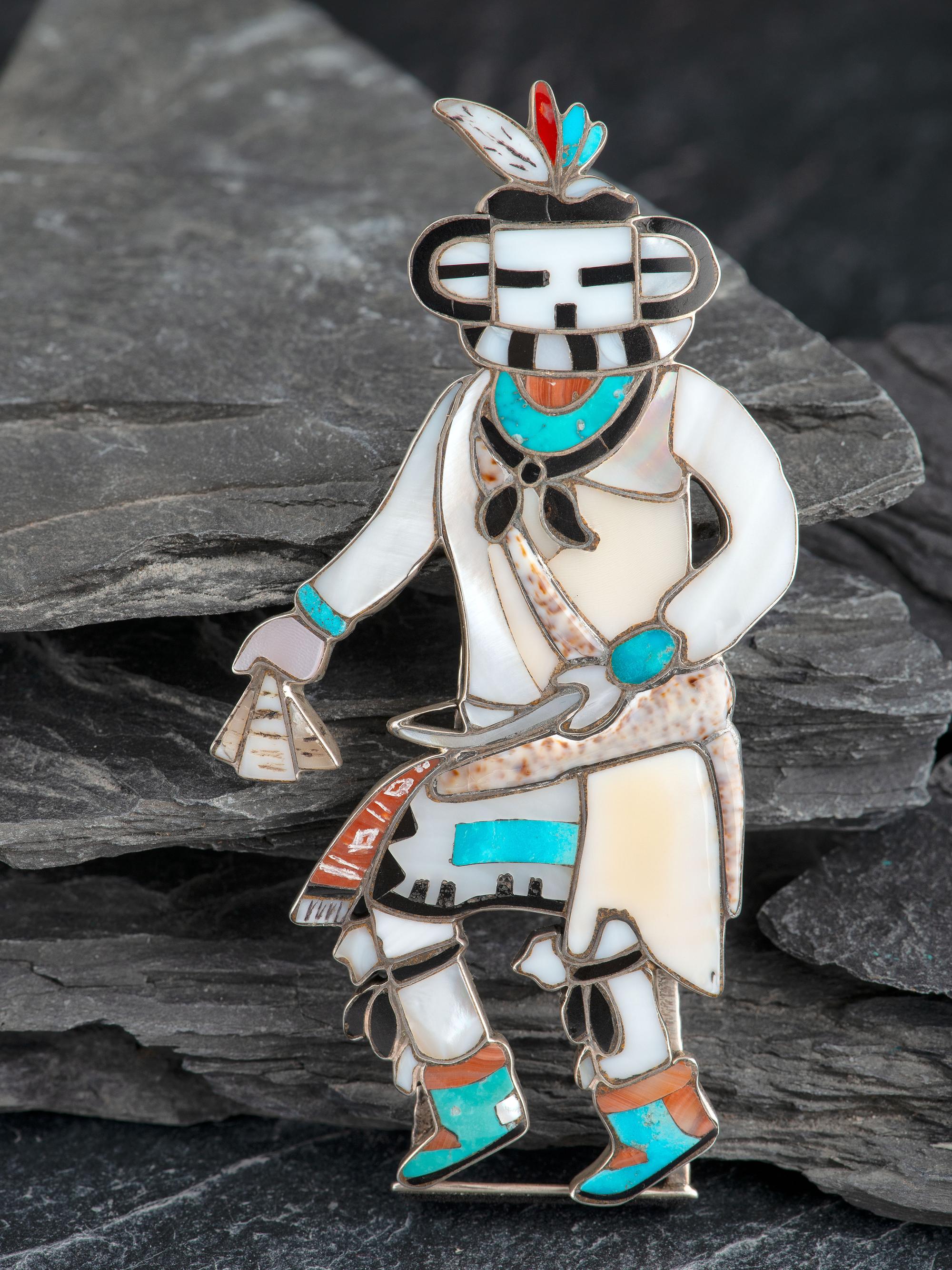 Mosaic Inlay Katsina Figure