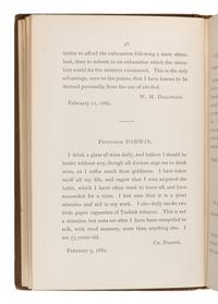 [Darwin, Charles (1809-1882), contributor]. Reade, A. Arthur (1851-1917), editor. Study and Stimulants; or, The Use of Intoxicants and Narcotics in Relation to Intellectual Life . Manchester and London: Abel Heywood and Son; Simpkin, Marshall, and Co., 1883.