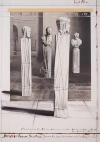 Wrapped Roman Sculptures, Project for Die Glyptothek - Munchen