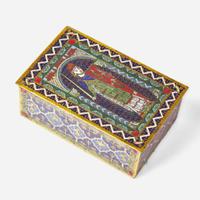 A gilt bronze and enamel box Edward F. Caldwell & Co. (active 1895-1959), New York, NY, early 20th century