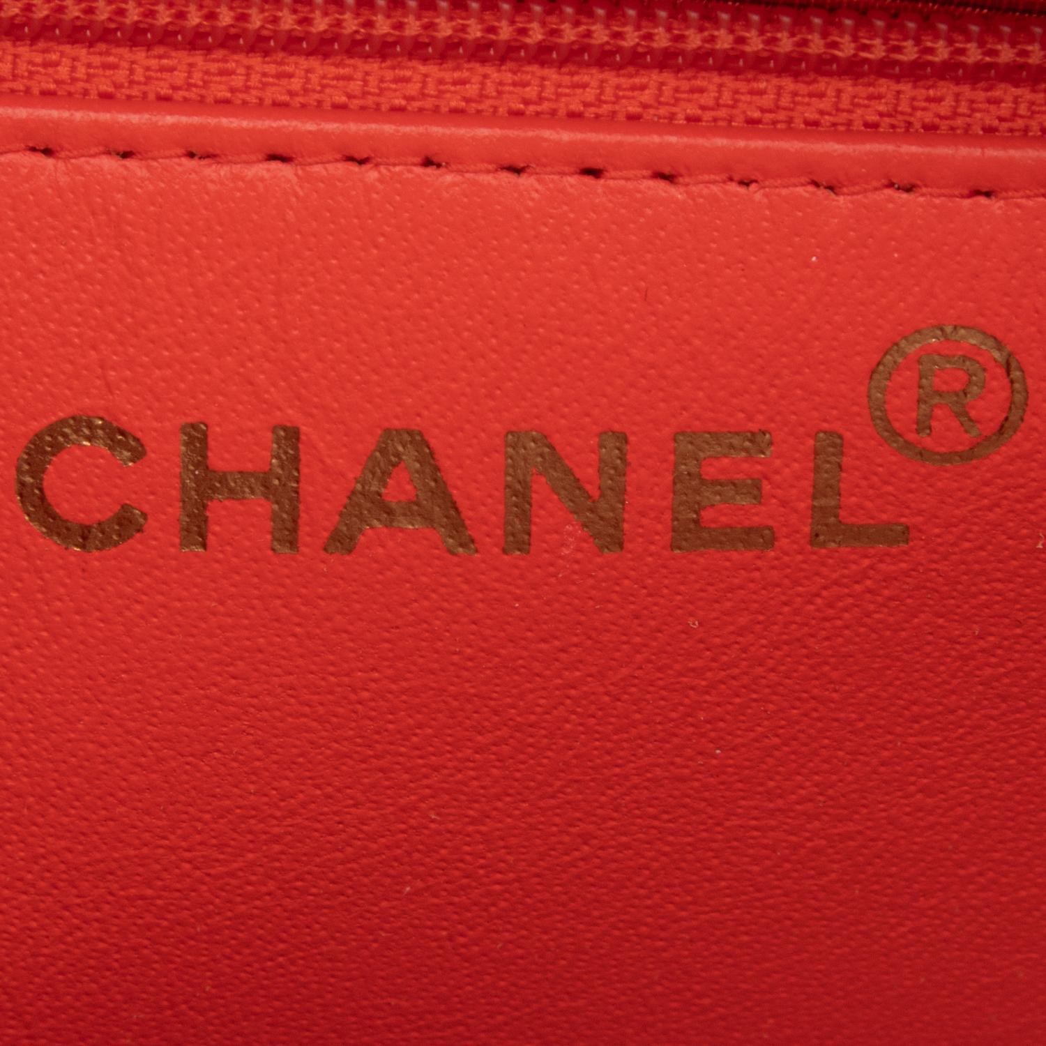 Chanel, Wool Jersey & Patent Leather Handbag