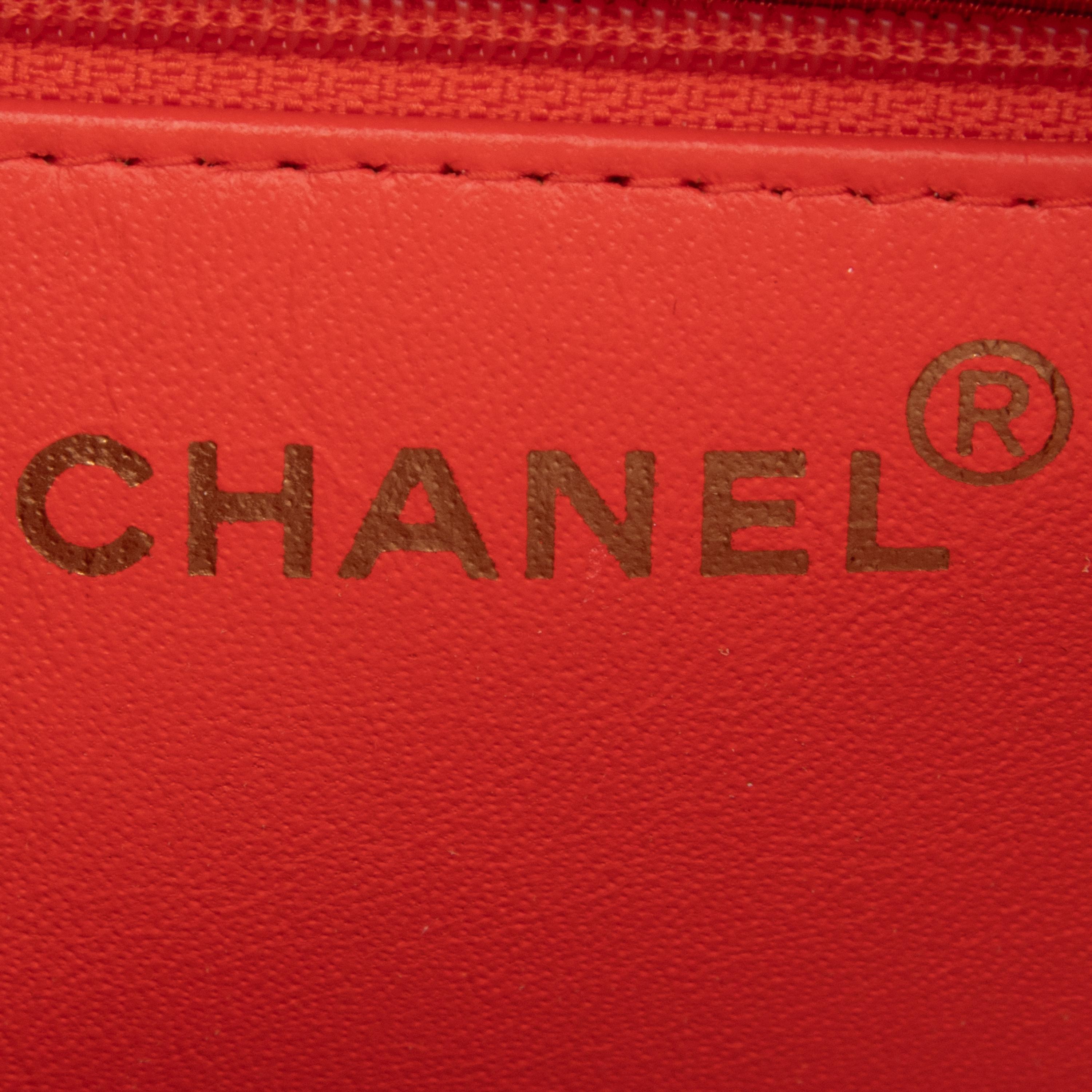 Chanel, Wool Jersey & Patent Leather Handbag