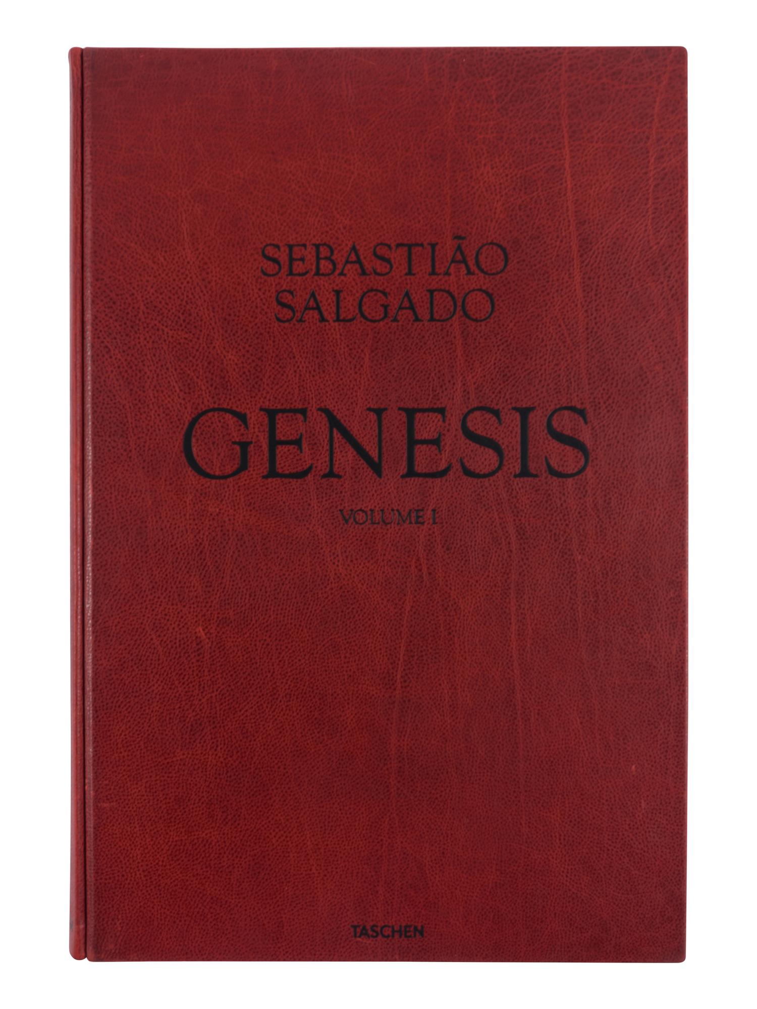 Genesis: Art Edition, Taschen, Paris 2013 (SUMO in two volumes together with booklet, varnished cherry wood lectern designed by Tadao Ando, and signed gelatin silver print Two Mursi Women, Omo Valley, Ethiopia )