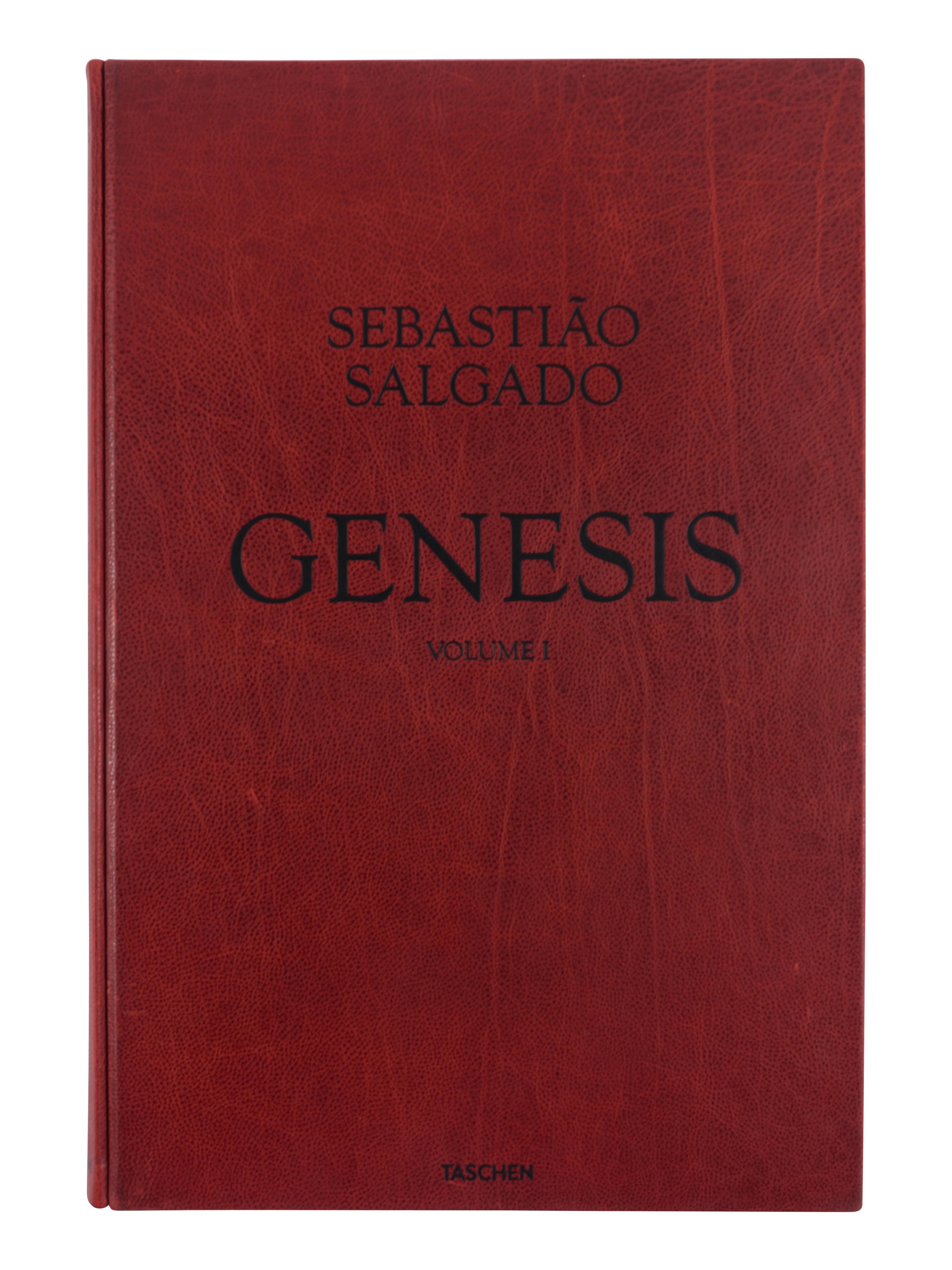 Genesis: Art Edition, Taschen, Paris 2013 (SUMO in two volumes together with booklet, varnished cherry wood lectern designed by Tadao Ando, and signed gelatin silver print Two Mursi Women, Omo Valley, Ethiopia )