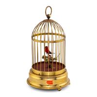 A German Brass Singing Bird Automaton