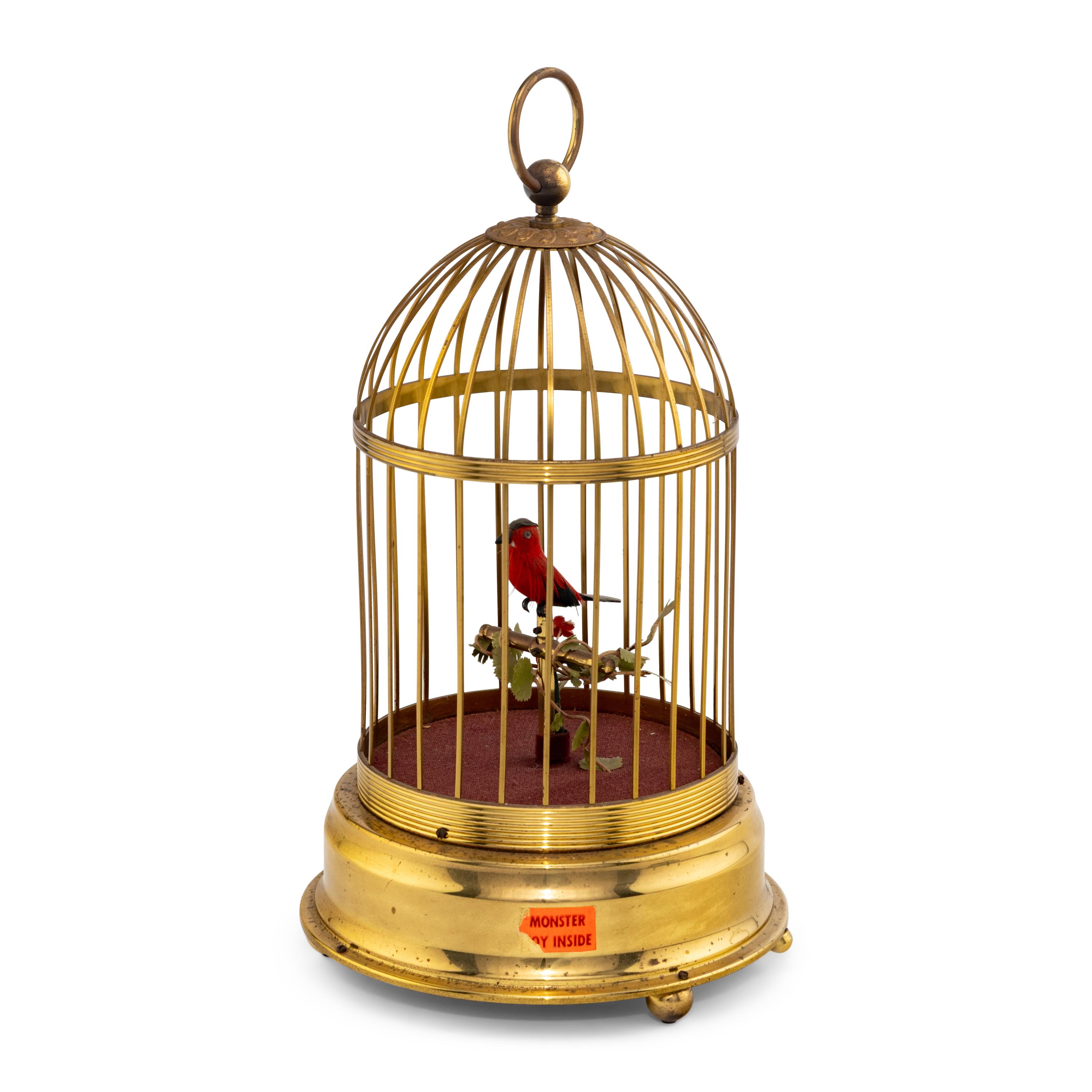 A German Brass Singing Bird Automaton