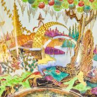A Wedgwood Fairyland Lustre Octagonal Bowl UK, 1925