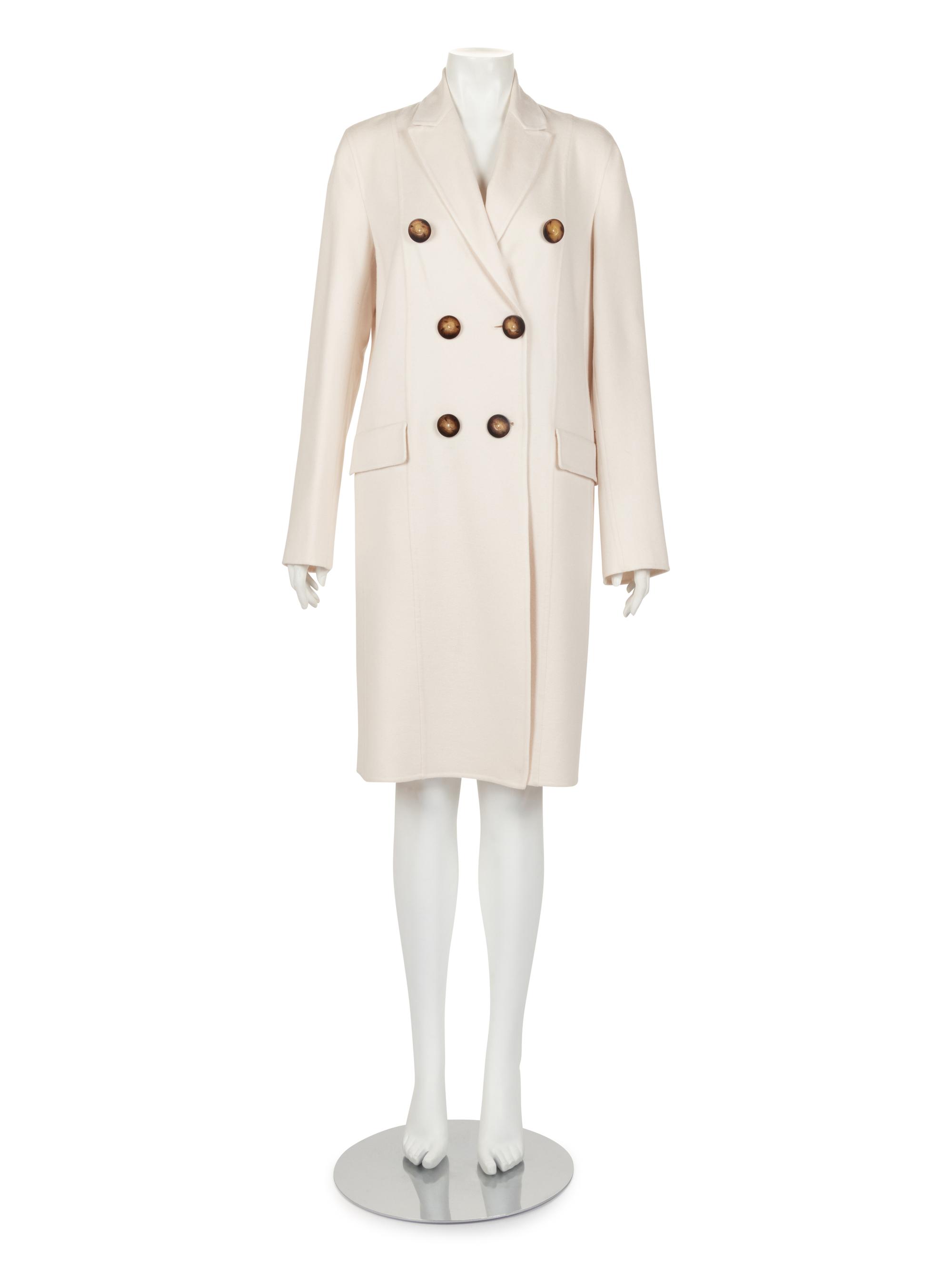 Agnona Cashmere Double Breasted Coat, 2000s