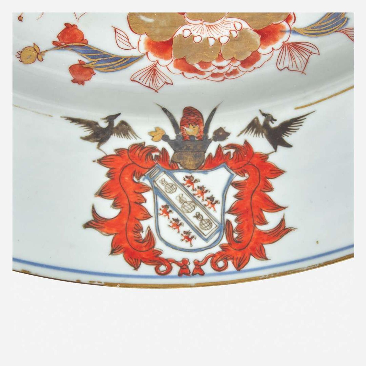 A Chinese Export Porcelain Armorial Charger circa 1720