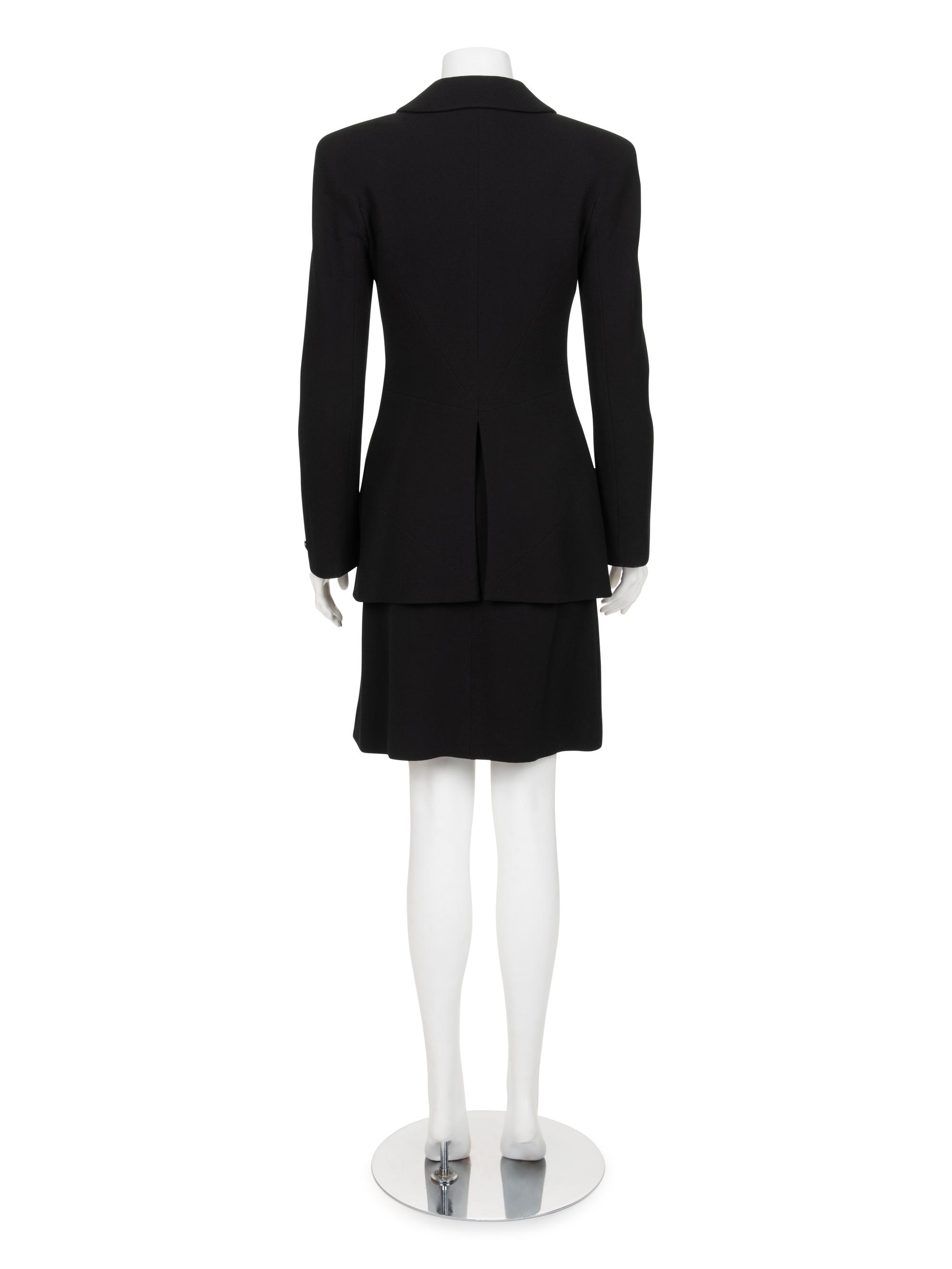 Chanel Wool Two-Piece Skirt Ensemble, Fall 1997