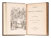 DODGSON, Charles Lutwidge ("Lewis Carroll") (1832-1898). Alice's Adventures in Wonderland . John Tenniel, illustrator. Boston: Lee and Shepard, 1869.