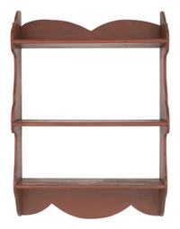 Two Country Painted Hanging Shelves