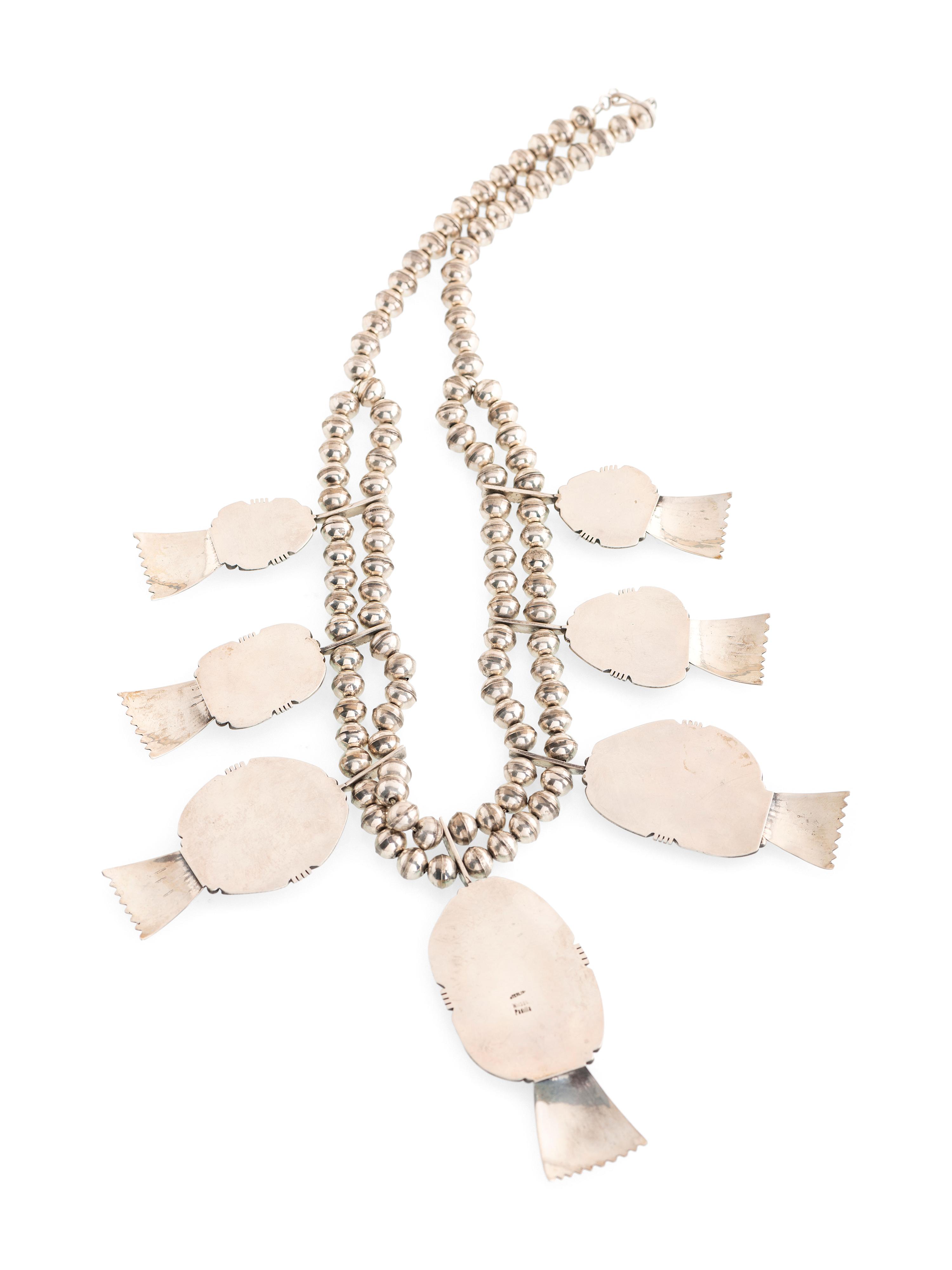 Sterling Silver and #8 Turquoise Necklace