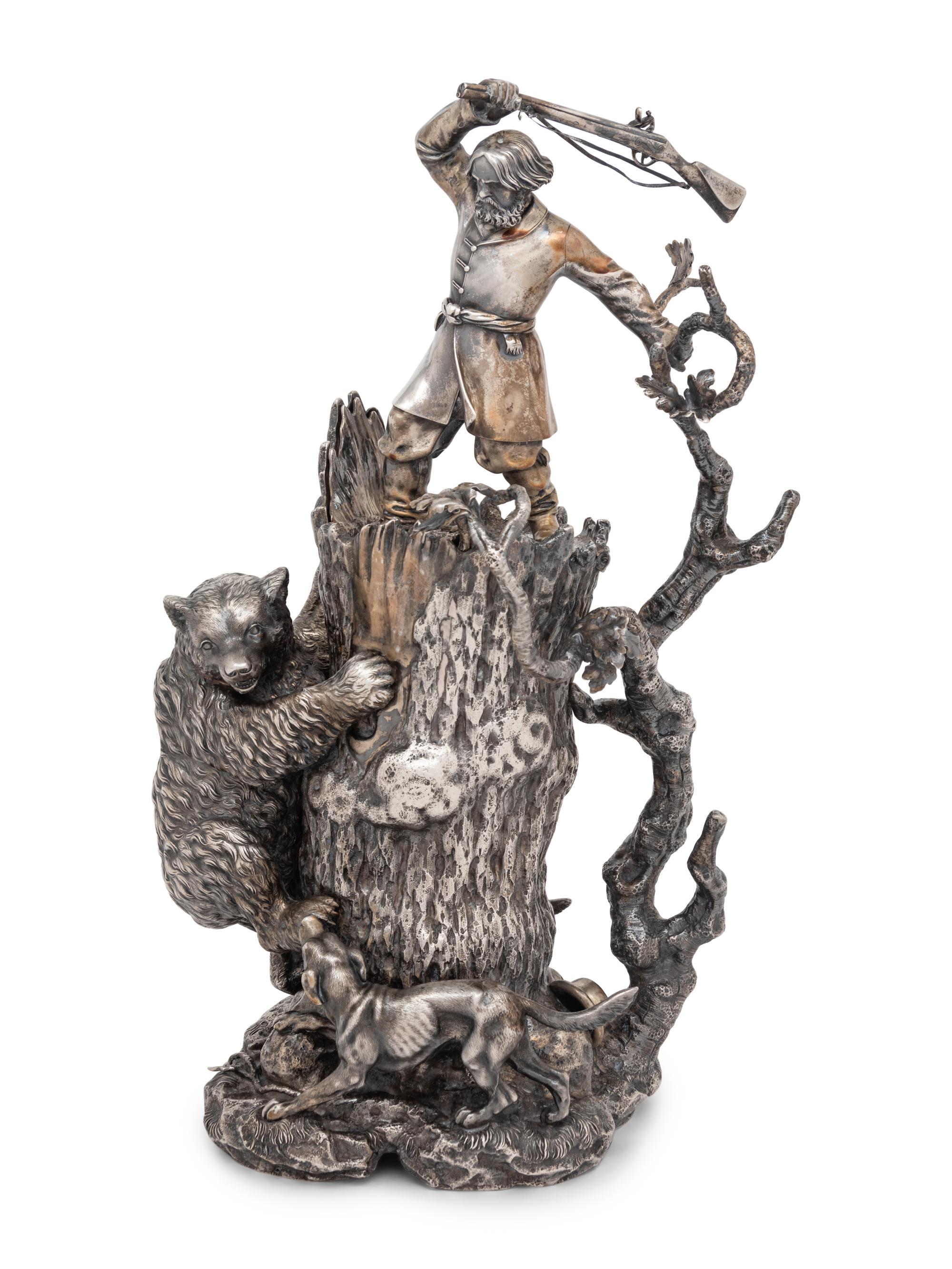 A Massive Russian Silver Tankard by Samuel Arnd