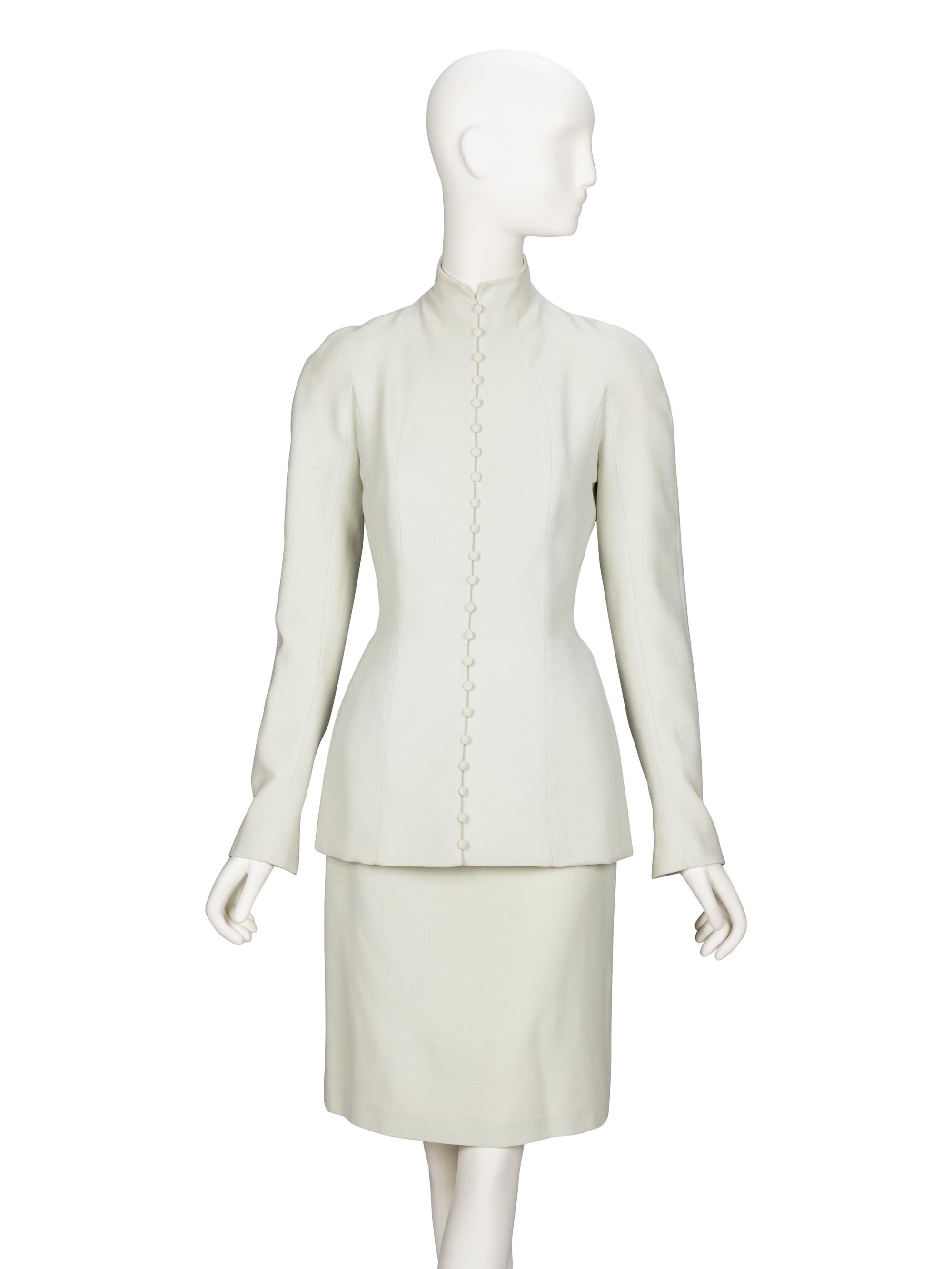John Galliano, Pale Mint Green Skirt Suit
