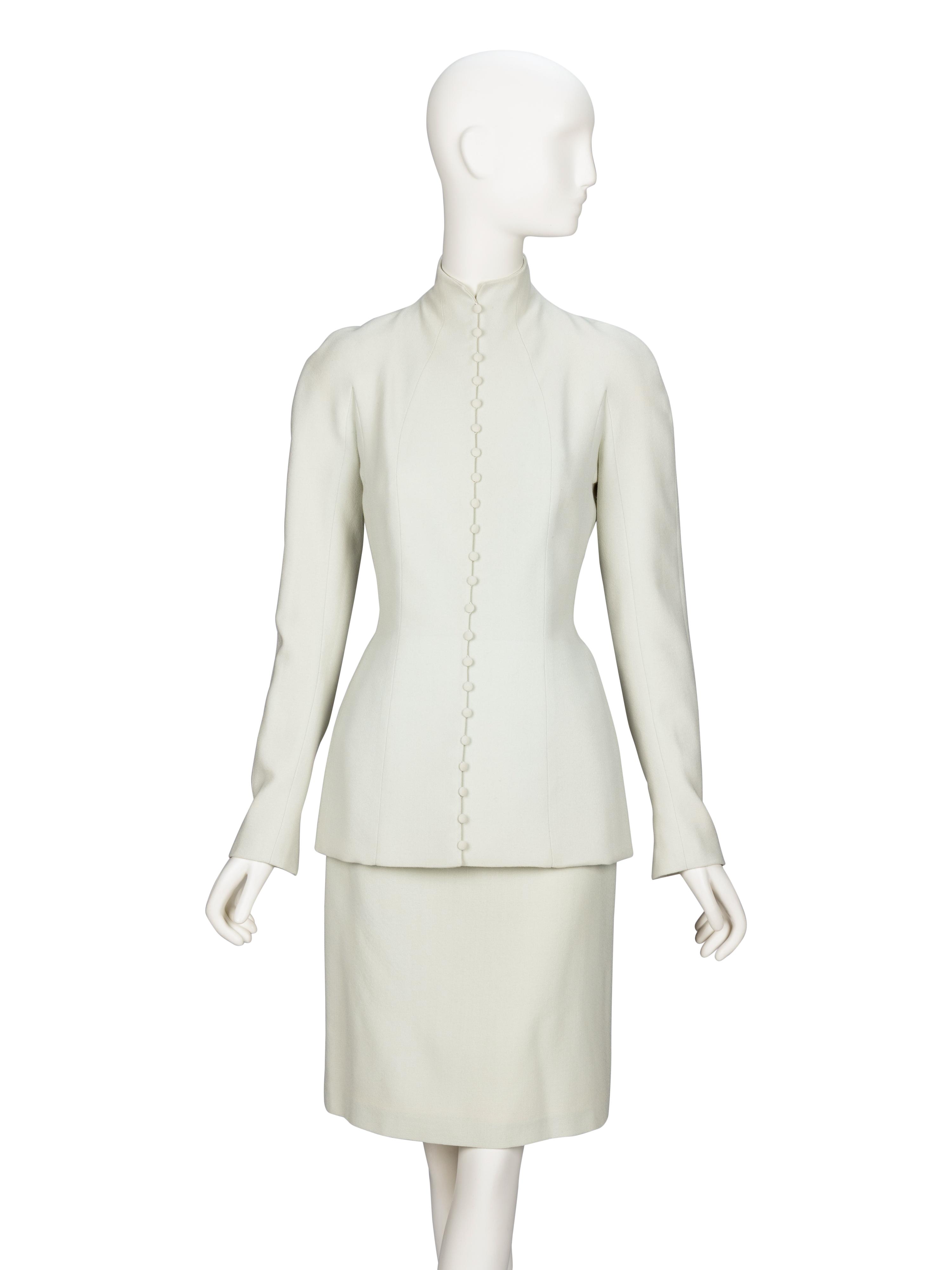 John Galliano, Pale Mint Green Skirt Suit