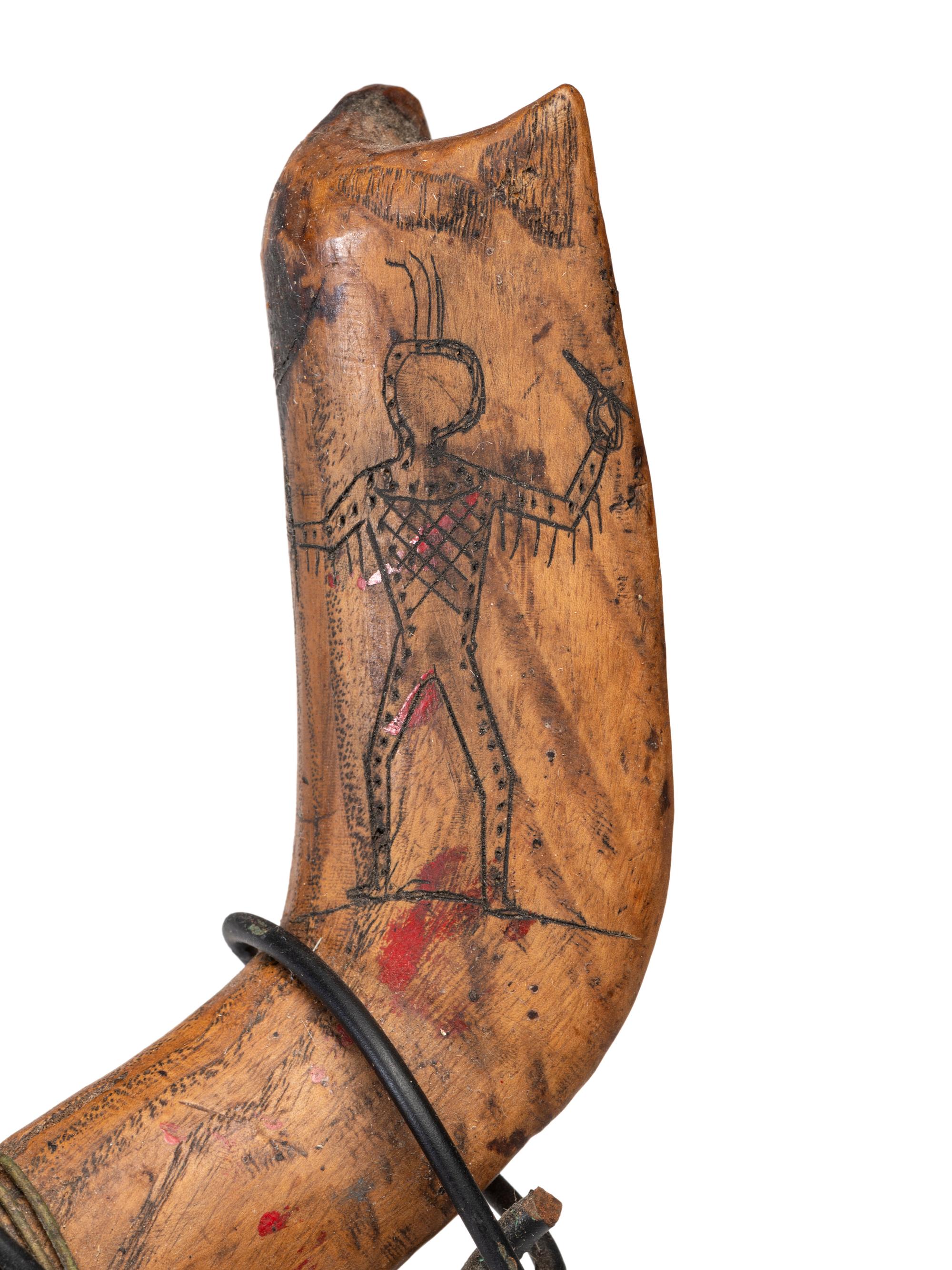 Northeastern Crooked Knife AND Lidded Birchbark Box