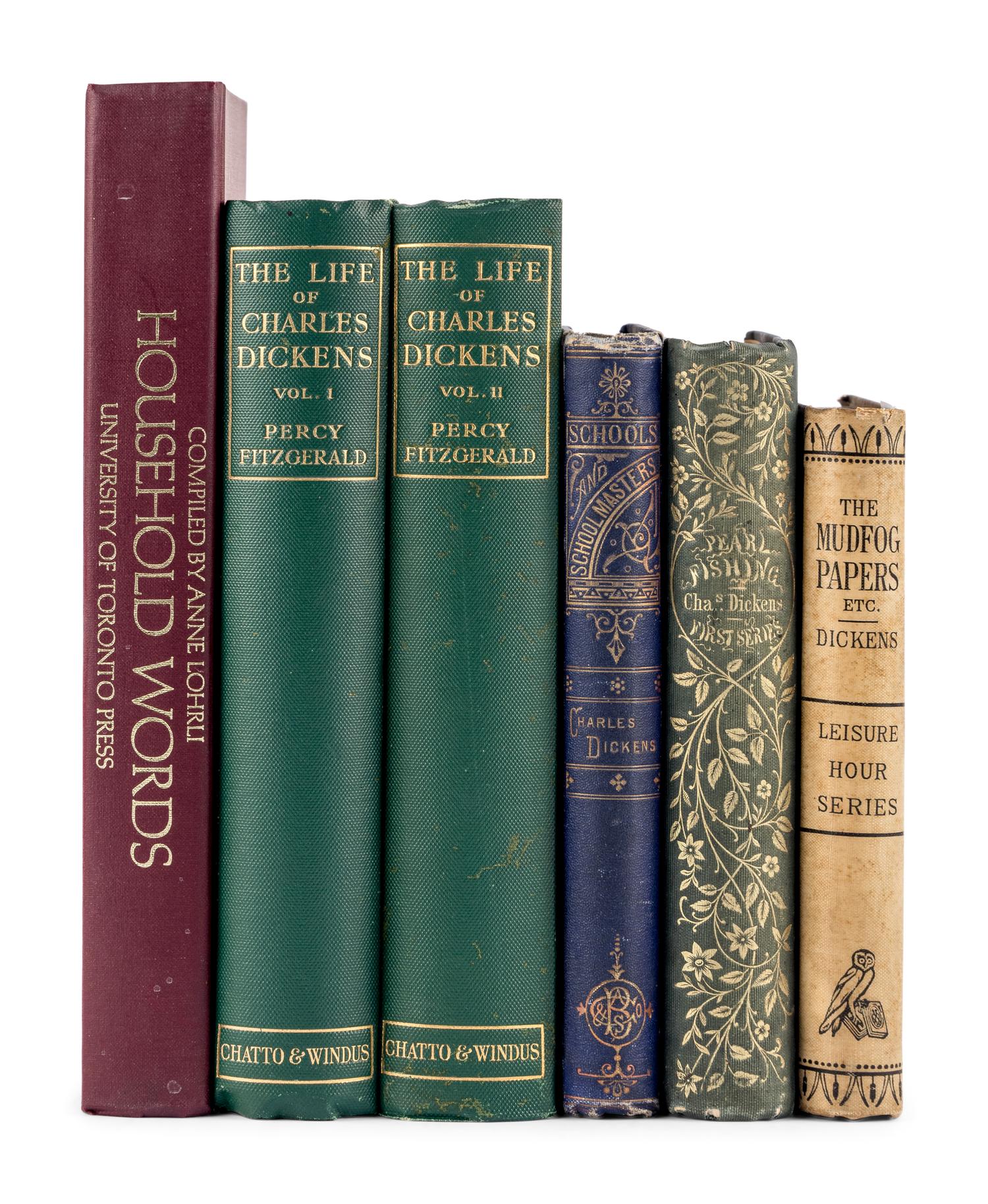 [DICKENS, Charles (1812-1870)]. A group of 9 works by or about Dickens, comprising: