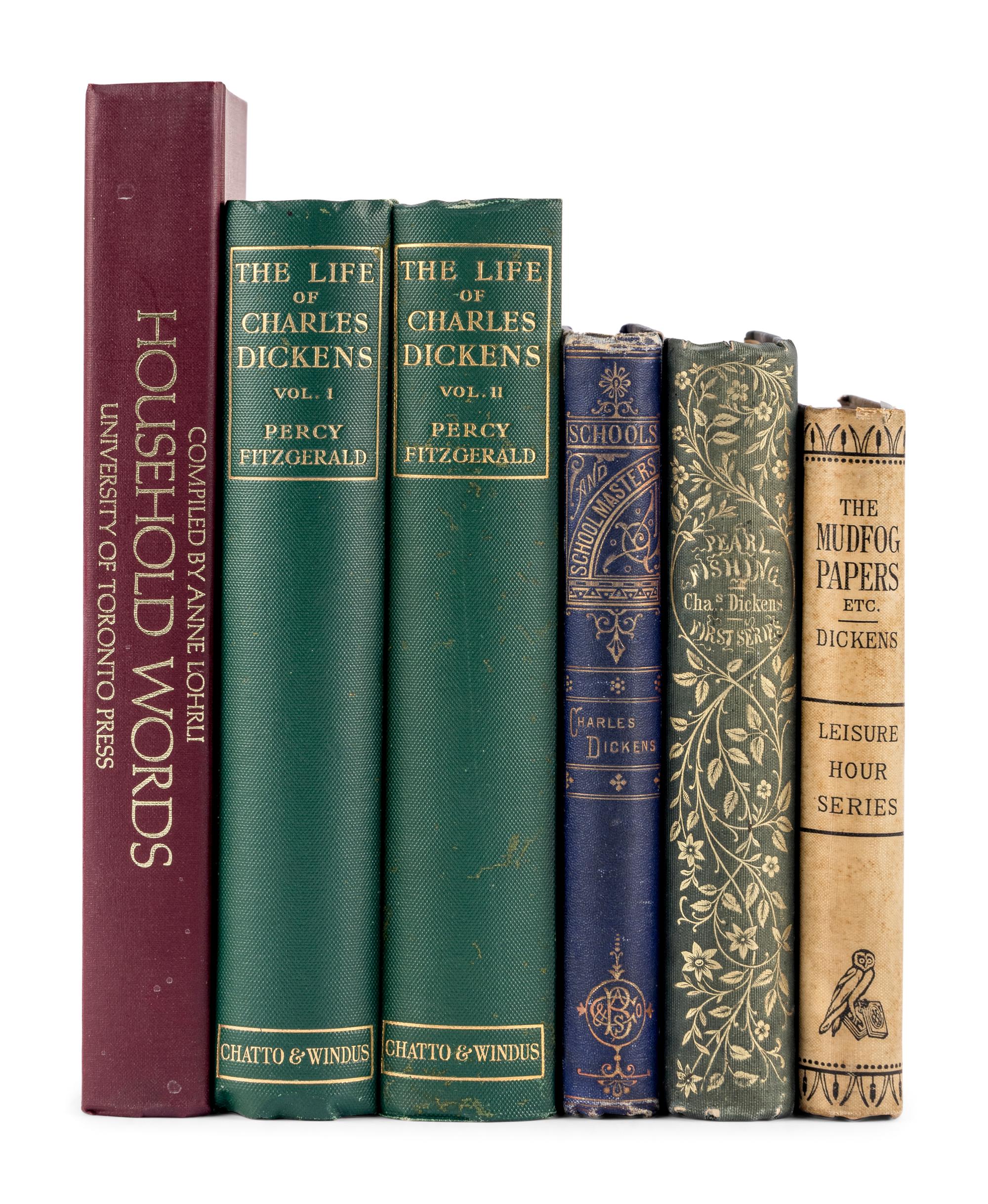 [DICKENS, Charles (1812-1870)]. A group of 9 works by or about Dickens, comprising: