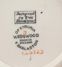 An Eric Ravilious for Wedgwood 'Garden Implements' Pitcher and Mug