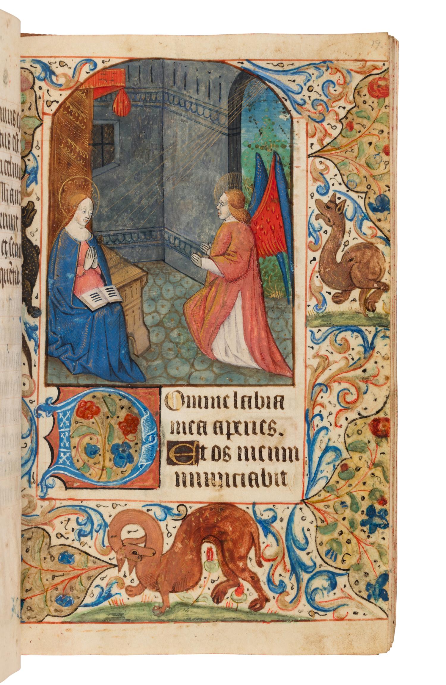 CIRCLE OF THE MASTER OF THE ROUEN ÉCHEVINAGE (active Rouen, c. 1455-1485) Book of Hours, use of Bayeux, in Latin, illuminated manuscript on parchment [France, Rouen, c. 1470-1480]