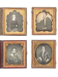 [EARLY PHOTOGRAPHY]. 23 sixth plate daguerreotypes of women with severe or unpleasant expressions, incl. VAN LOAN and BOGARDUS examples.