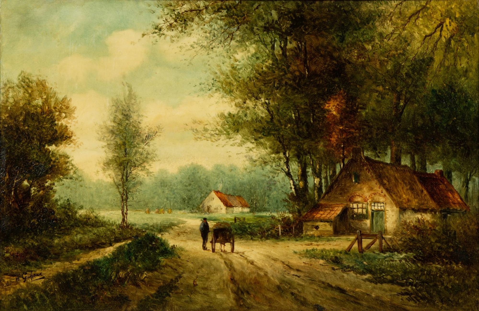 A Continental Porcelain Plaque — 19TH CENTURY