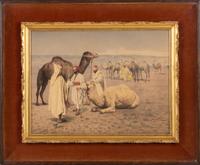 Two Works Depicting Camels