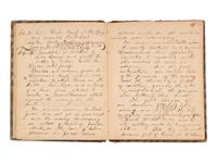 JACKSON, Col. Oscar L. (1840-1920). Five journals, incl. descriptions of Oscar L. Jackson's political activism during the 1860 campaign and his service with 63rd OVI, with campaign broadside noting Jackson as a speaker.