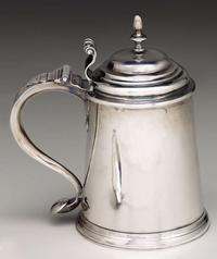 Sterling tankard 18th century