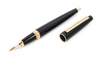 An S.T. Dupont Ellipsis: Composite Noir Fountain Pen