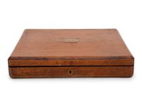 A Cased Japanese Silver Kozuka Fish Service