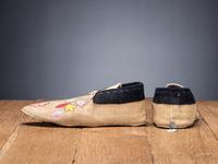Sioux Quilled Hide Moccasins