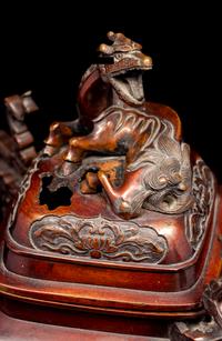 A Bronze Covered Incense Burner