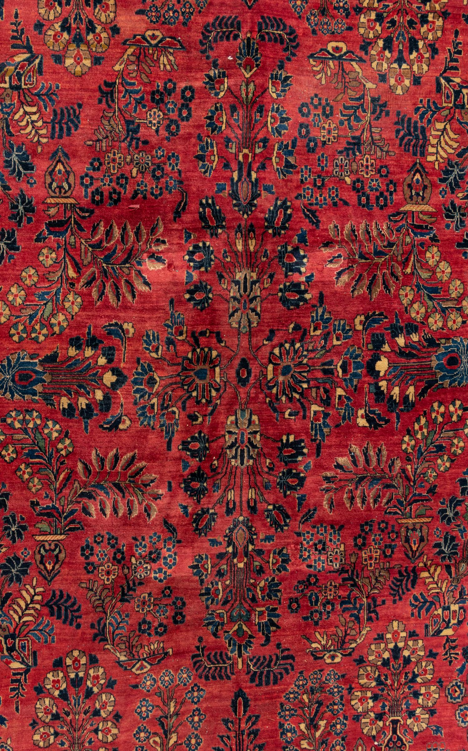 A Sarouk Wool Rug
