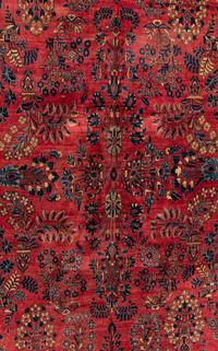 A Sarouk Wool Rug