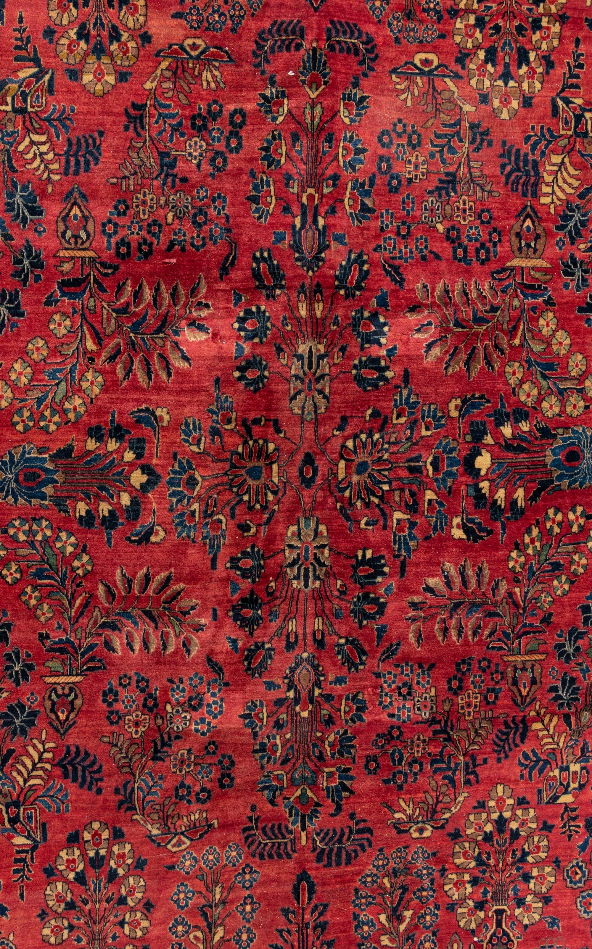 A Sarouk Wool Rug