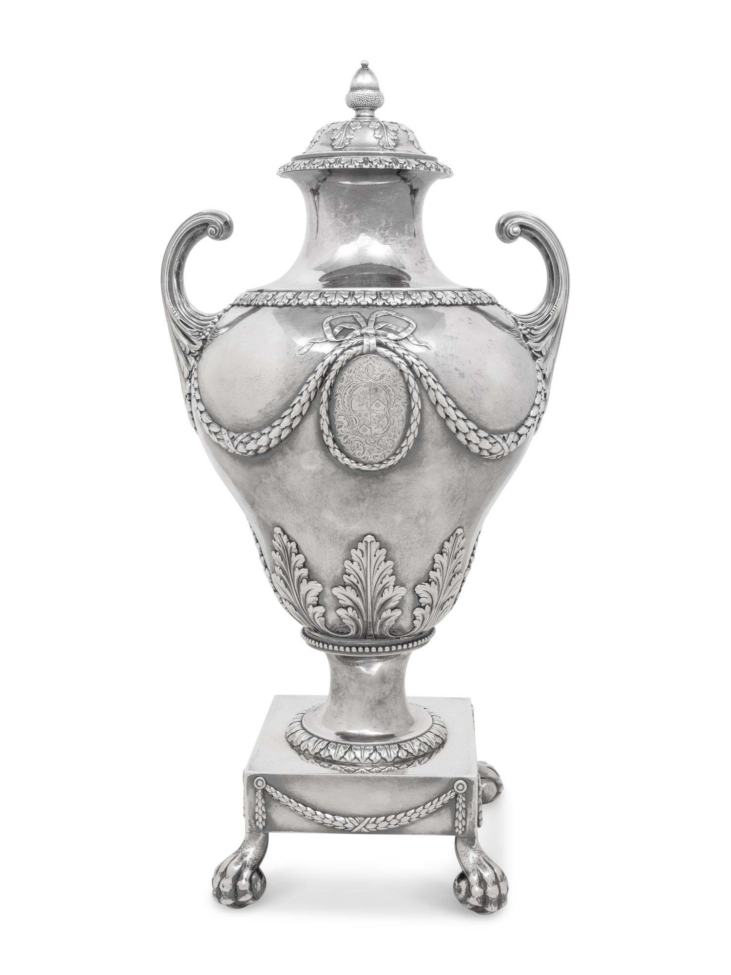 A George III Silver Hot Water Urn