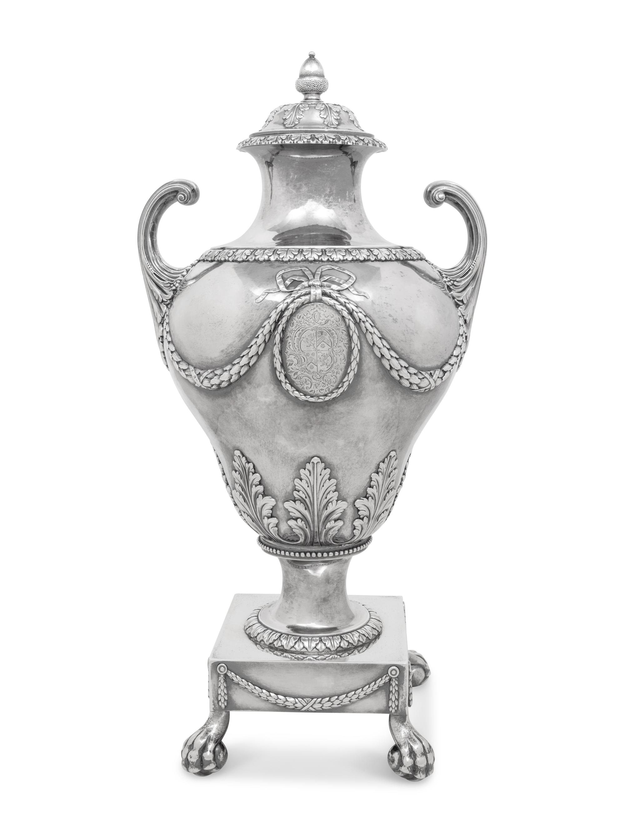 A George III Silver Hot Water Urn